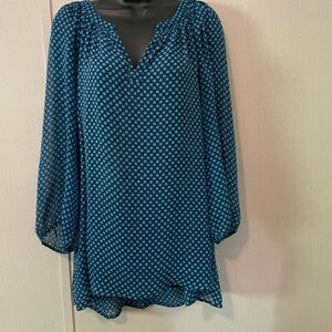 Old Navy Green Polka Dot Women's Top